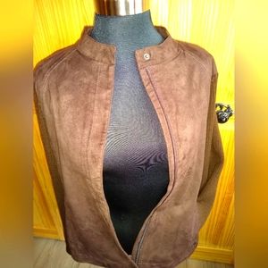 Liz Claiborne Suede/Sweater